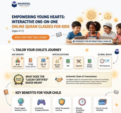 Online Quran Classes for Kids: Interactive One-on-One Learning for Young Muslims